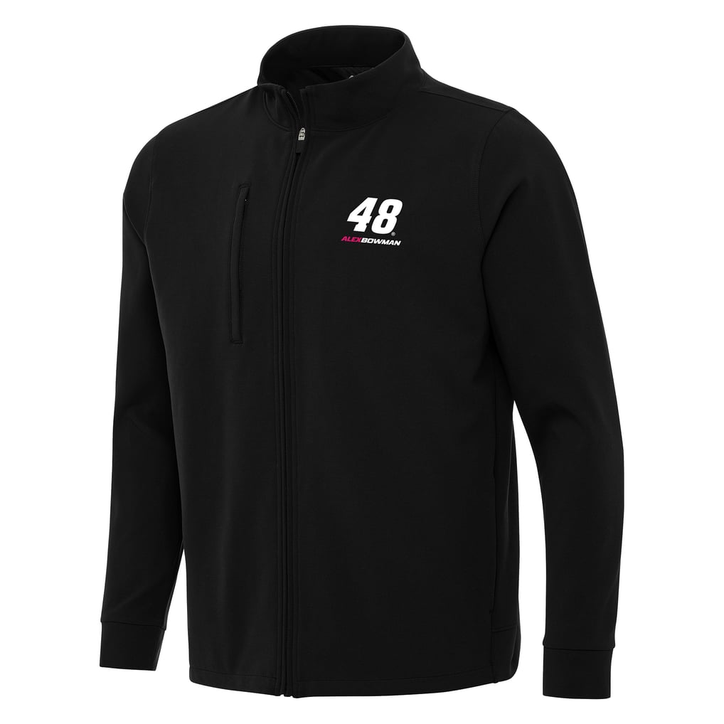  Alex Bowman Antigua Regard Full-Zip Jacket - Black